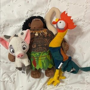 Plush dolls from Disney movie “Moana”
